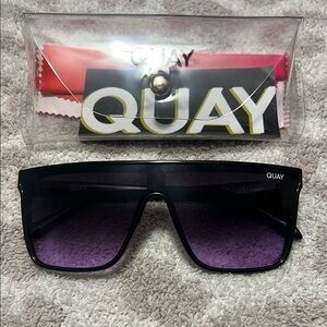 Quay Nightfall Purple Gradient Sunglasses